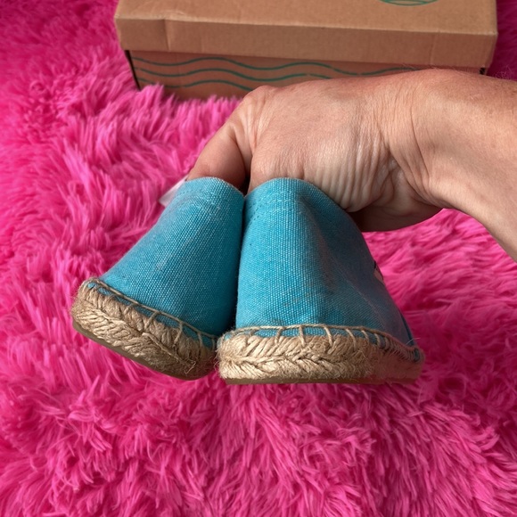 Soludos Dali Sea Blue espadrilles size 10 - Picture 9 of 10